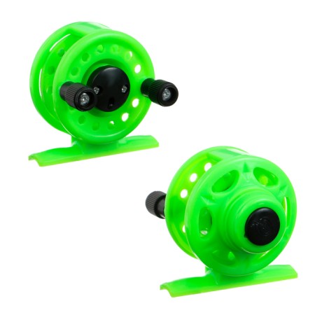 Inertial coil, plastic, diameter 5 cm, light green color, 108-1