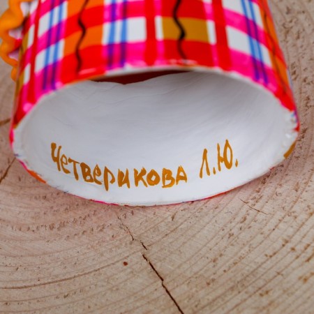 Dymkovo toy "Barynya-Vodonoska"-7