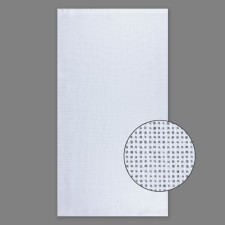 Canvas for embroidery, uniform interweaving, 40 × 150 cm, white color