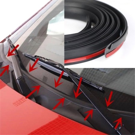 Highlighting strip of windshield, 18 mm, length 1.7 m, self -adhesive