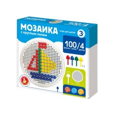 Mosaic with a round field, 100 elements