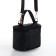 Female bag 16.5*9*10.5 department with a zipper, black