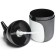 Cutaly Penguin soap dispenser, black and white color
