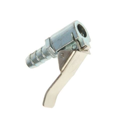The tip of the pump, fast -open, metal, with a valve, chrome, small-1
