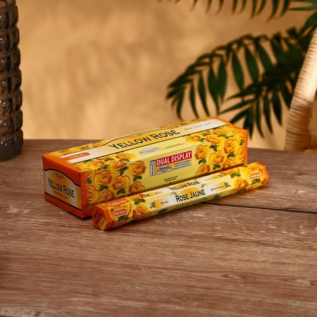 Incense "tulasi" 20 fragrances yellow rose