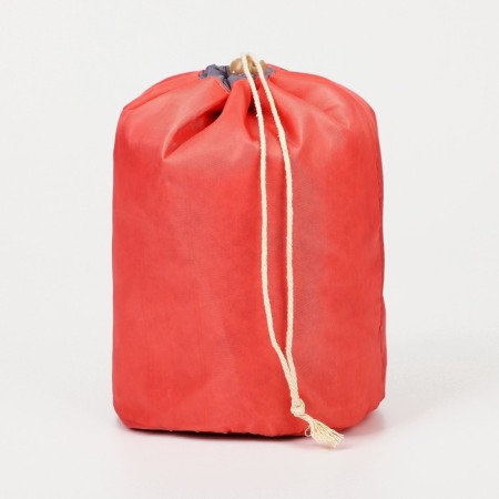 Cosmetic bag on a lace, with a wallet, red color-1