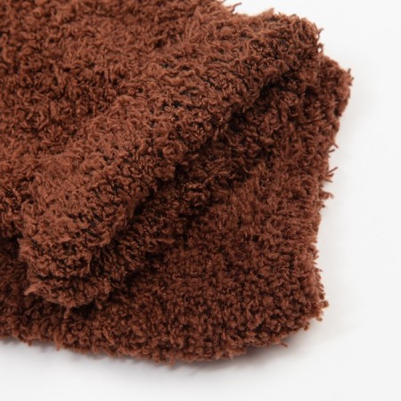 Terry socks women, brown color, size 36-39-3
