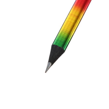 Pencil Blackographic "Rainbow" The hardness of HB, holography, sharpened, with a rhinestone-5