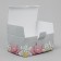 Gift folding box, packaging, "delicate lilies", 22 x 15 x 10 cm