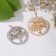 Brooch-reinforcing “Tree of Life” with a bird (indivisible packing 12 pcs., Price per pcs.), Mix color