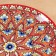 Largan Rishtan ceramics "Patterns", 32 cm, red