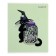 Notebook of 48 sheets in the “Witches” cage, cover coated cardboard, UV-clip, block 65 g/m2, mix