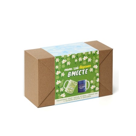 Gift set "Grandpa and grandfather", tea 2 pcs x 50g., Mug 2 pcs.-7
