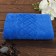 Tainted towel "Plait", blue color, 30x70 cm