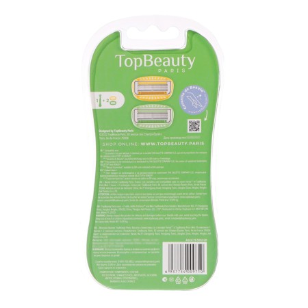 Female female Topbeauty Paris yellow + interchangeable cassettes, 2 pcs (compatible with Venus)-3