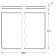 Bathroom shelf, width 40 cm, matte glass