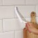 Brush for cleaning narrow places of the share, 23 × 2 cm, white color