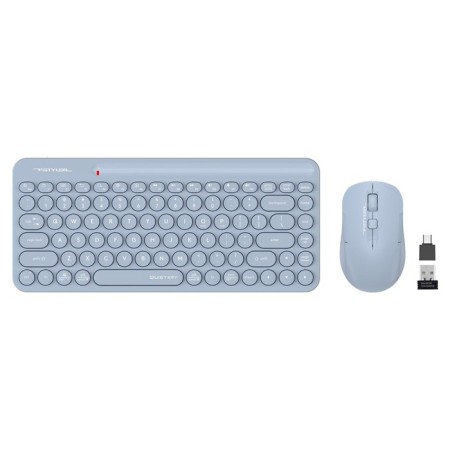 Keyboard + Mouse A4Tech FSTYLER FG3200 Air Claw: Blue Mouse: Blue USB Wireless Slim Mul 103388-1