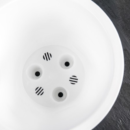 Pot with the insert "City", 3.3 l, the color is white-3