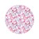 Pareo and beach rug "Bright butterflies", d = 150 cm
