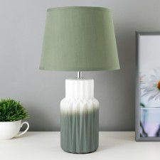 Sicily table lamp E14 40W Green 22x22x37 cm Risalux