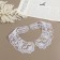 Gypury collar, 25 × 7 cm, white color