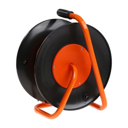Extension cord on the coil of Luazon Lighting, 4 sockets, 20 m, 10 A, PVS 3x0.75 mm2, s/c, automatic 1059727-2