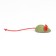 Mouse for cats made of pressed cat mint with a tail of rope, 4.7 cm
