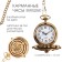 Pocket watches "sugar", quartz, d dial - 3.5 cm, chain -38 cm