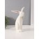 Souvenir Ceramics "White Bunny with a large bow" 10.5x19.5x29.5 cm
