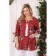 Female blouse, size 52, red color