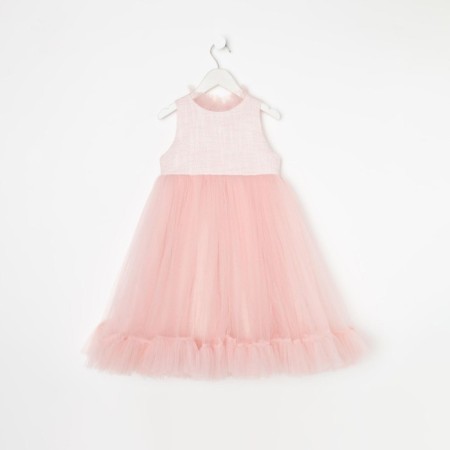 Elegant dress, pink color, height 116 cm-9