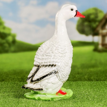 Garden figure "Duck" Belaya, 37x22cm-4