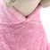 Assumes "Bunny" with a hood, size M (DS 30 cm, og 40 cm, Osh 30 cm), pink