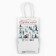 Gift package "Happy New Year", white craft, 12 x 21 x 9 cm, new year