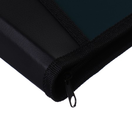 A4 lightning folder, 2 compartments, calligrata, 350 x 282 x 33 mm, plastic, 4 pockets, business class, green metallic-5