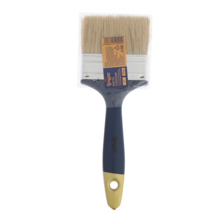 Brush flat tundra, natural bristles, plastic handle, 3 ", 75 mm-4