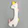 Skill of the soft toy "Unicorn", 140 cm, white color