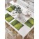 Set of napkins for setting the table "surrounded by fern", rectangular, size 32x46 cm, 4 pcs