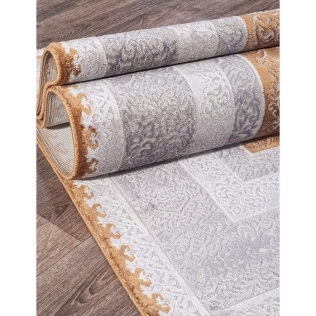 Rectangular carpet IPEK MEKIK ERVA, size 300x500 cm, Gray/terra color-1