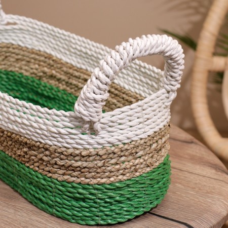Basket wicker mix 35x20x20 cm-2