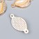 Decor for creativity Plastic "Cat Eye" set of 6 pcs 1.7x3.6 cm