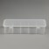 Organizer for storage, with a lid, 28 × 9 × 7 cm, transparent