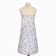 Apron shade snowflakes silver 70*80 cm, 100% p/e