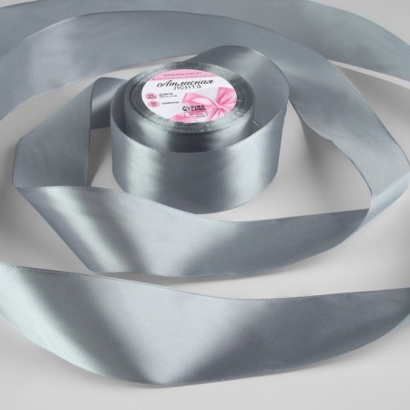 Satin tape, 50 mm × 23 ± 1 m, color ash No. 59