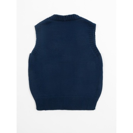 Жилет для девочки Amarobaby Knit Mild, рост 140 см, цвет синий-8