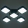 Lamp 35449/5 LED 120W 3000-6000K Black 62x62x11.5 cm Bayerlux