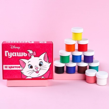 Gouache 12 flowers of 10 ml, kitty Marie-3