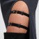 Drinking on the leg, black color