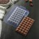 Chocolate and sweets form "Chocolate massage", 16.5 × 8.5 × 1.6 cm, the color is transparent